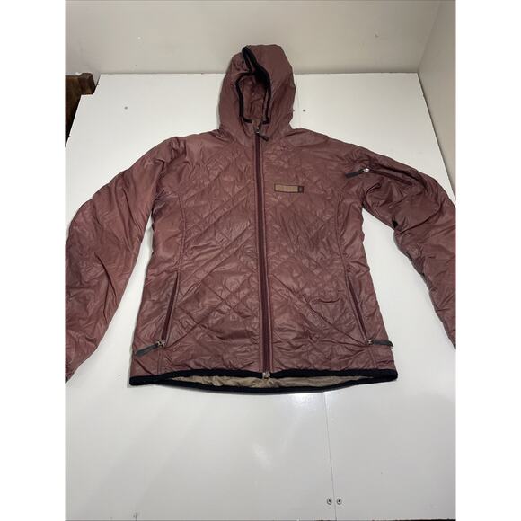 Trew Polarshift Reversible Men's M Performance Zip Jacket Lightweight Maroon